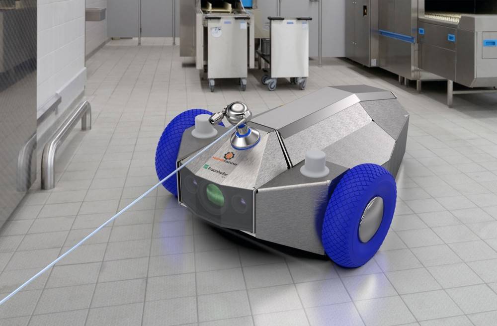 广州超声波设备清洗机器人